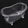 Clear Mini Bathtub Sundries Storage Box Jewelry Storage Box Makeup