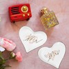 SINGOMON Mr and Mrs Ring Dish Wedding Ring Holders Jewelry