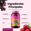 Gomitas Mujer Vitaminas 100 Gomitas Belabear Sabor Frutos Rojos