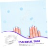 Healvian 3rolls Soft Nail Extension Fibers for Application No Forms