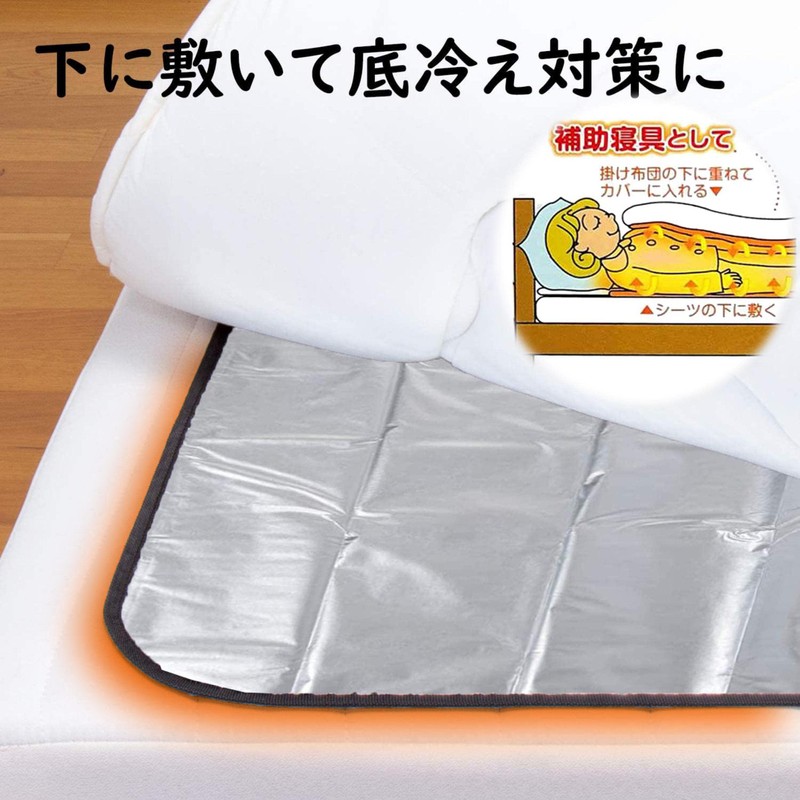BasicStandard Aluminum Sheet, Survival Blanket, 4 Layers, Heat Retention, Warm,