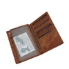 Large Men's Leather Wallet ID Wallet Credit Card Holder with