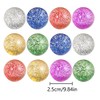 Bouncy Balls, 12 PCS Mixed Glitter Bouncy Ball for Birthday