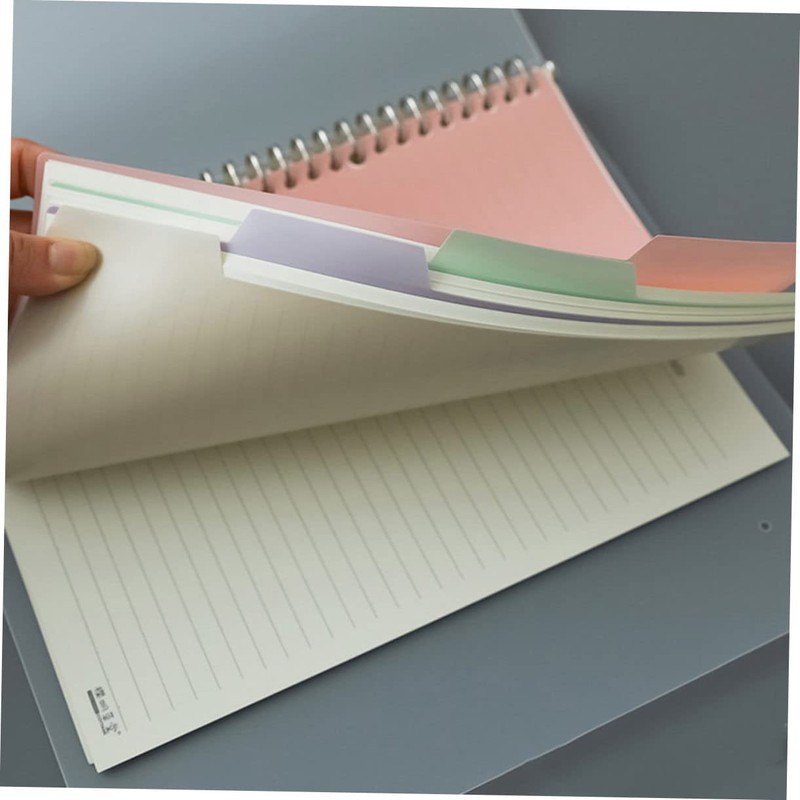 OHPHCALL 20Pcs Replaceable Binder Dividers Convenient Tabs for Easy Indexing