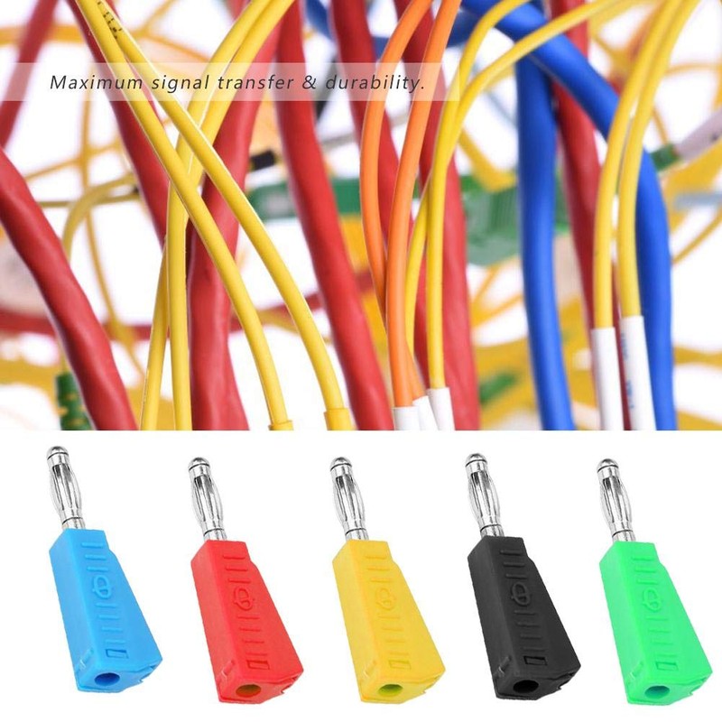 Zouminy P3002 4 mm Nickel-Plated Speaker Banana Plug Test Probe