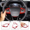 Car Steering Wheel Button Frame Cover Trim Compatible with Ford
