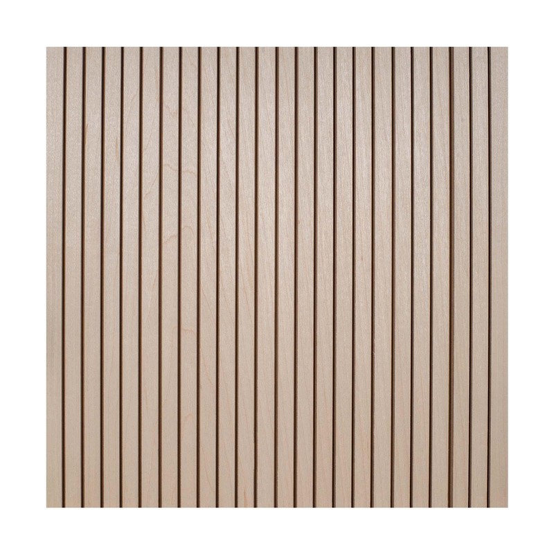 4ft x 4ft Unfinished Maple Veneer Flexible Tambour Wall Panel