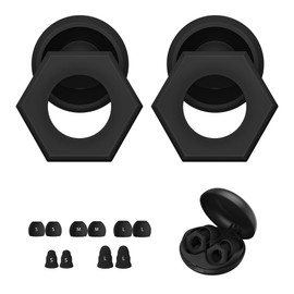 Ear Plugs for Sleeping Noise Cancelling,30-35dB NRR Silicone Earplugs with 5 Ear Tips in S/M/L,Ear Plugs for Noise Reduction for Sleep,Hearing Protection,Noise Sensitivity