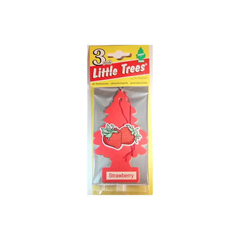 Air Freshener Strawberry Little Trees 3-Pack