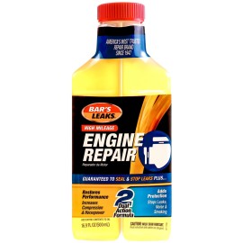 Bar's Leaks High Mileage Engine Repair Oil Additive Restore Power and Stop Leaks