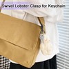 4Pack 1/2 Inch Metal Purse Clips, Detachable Swivel Lobster Claw