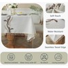 Alsoo Table Cloths Rectangle Table, Cotton Linen Table Cloth Waterproof