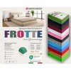 Sesto Senso Fitted Sheet 200 x 200 cm Red for