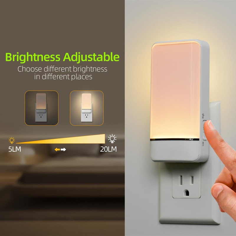 Dawnrise Night Lights Plug into Wall, Invisible Motion Sensor Night