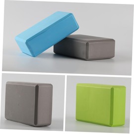 CORHAD Yoga Accessories Set of 2 High Density Foam Yoga Blocks Skidproof Skid Grey