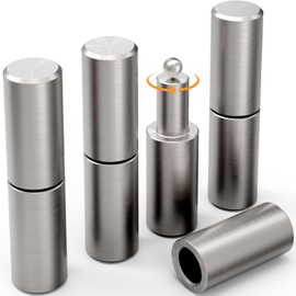 Weldable Barrel Hinges 4”,4⅛ x 1 inch Heavy Duty Gate Hinges,Weld On Hinges for Iron Door,Metal Gates,Ball Bearing Detachable Steel Hinges,Metal Hinge Load Capacity 1200 Lbs,Barrel Hinges Weld On