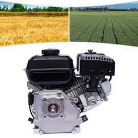 CHUNILLE Gas Engine 7.5HP 212cc 4-Stroke Gas Engine Air Cooling Compatible with Honda GX160 OHV (7.5HP 212cc)