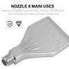 VILLCASE Flat Nozzle Aluminium Alloy Thread Air Blow Flat End