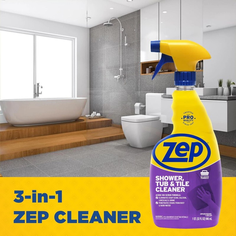 Zep Shower, Tub and Tile Cleaner 32-fl oz Bathtub Cleaning