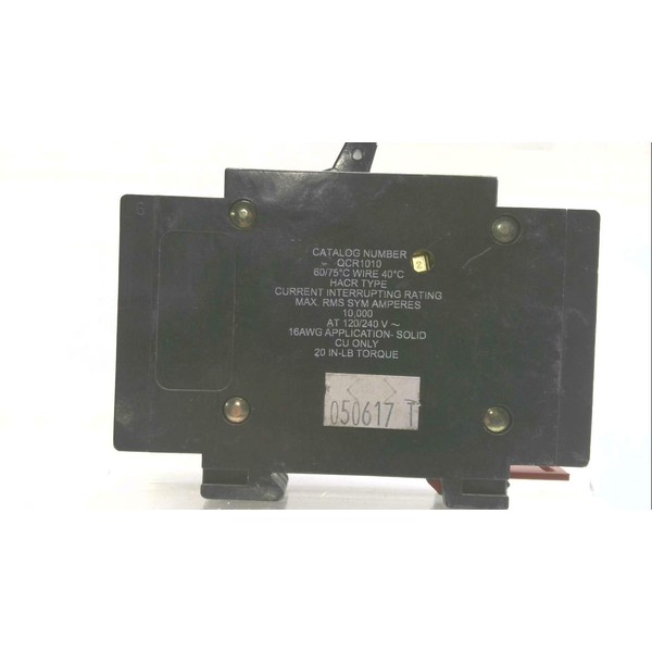 CUTLER HAMMER QCR1010 120/240 V, THERMAL MAGNETIC, CIRCUIT BREAKER, 20