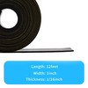 DEVNOL Sticky Back Self Adhesive Solid Rubber Strips 1/16 Thick,