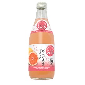 GuS Grown-Up Soda, Star Ruby Grapefruit, 12 Fl Oz (Pack of 24)