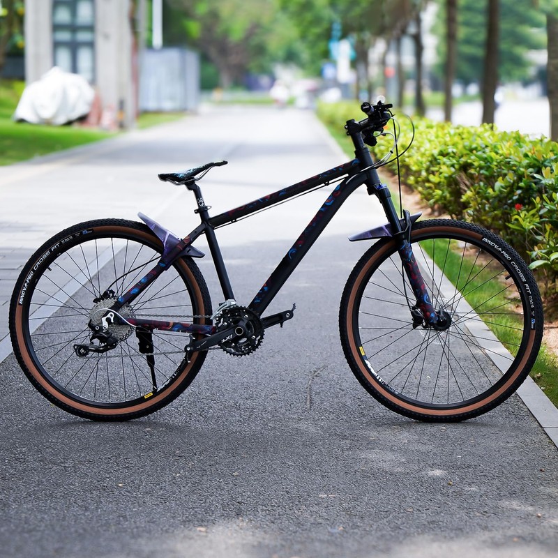 Chooee MTB Mudguard, Mountain Bike Mudguard Rear/Front, Bicycle Mudguard Fit