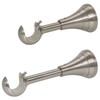 Adjustable 4 - 5 in Curtain Rod Brackets, Heavy Duty