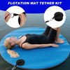 Floating Mat Tether Kit, Nylon Elastic Rope & Plastic Grommets
