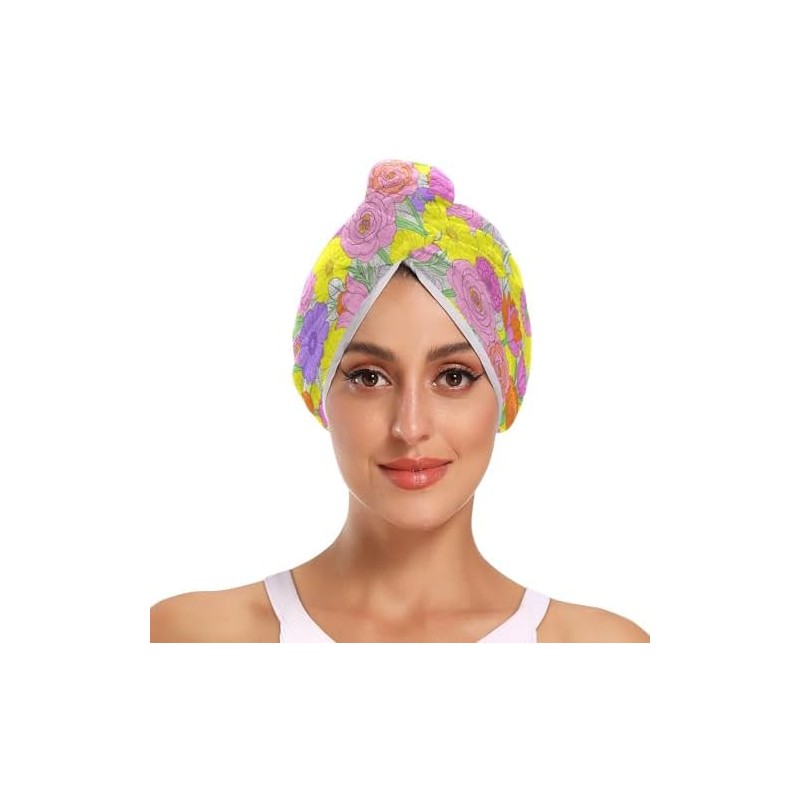 Toalla de cabello de secado rápido con botones para todos