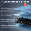 4L/135oz Bebedero para Gato con Luz LED, Fuente de Agua