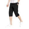 moxixom Men’s Half Pants, Cooling Pants, 3/4 Length, Cool to