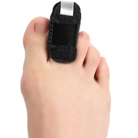 Toe Splints for Straightening Toes Straightener Adjustable Toe Corrector Brace for Men Women Toe Injuries Fractures Sprains 2Pcs