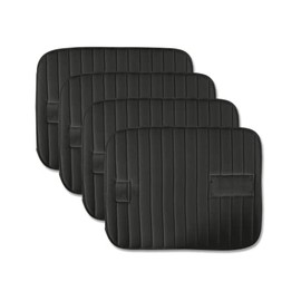 Bandagierkissen mit Klett, 4er Set, schwarz