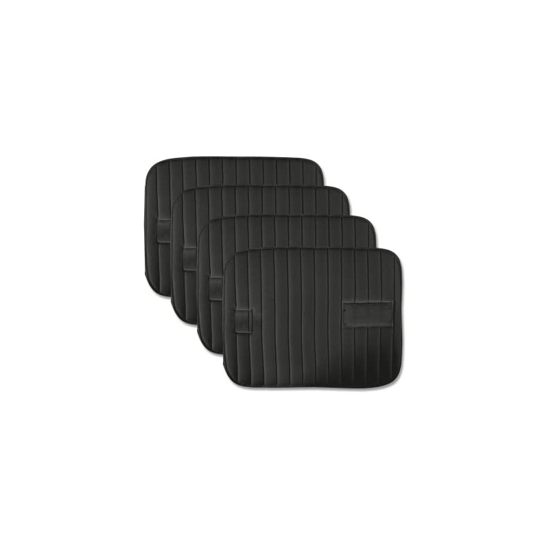 Bandagierkissen mit Klett, 4er Set, schwarz