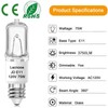 E11 Bulb, JDE11 120V 75W Halogen Light Bulbs, T4 Mini