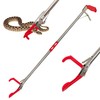 47" Professional Snake Tongs Heavy Duty Reptile Rattle Snake Catcher