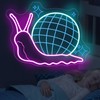 Disco Ball Snail Neon Sign, LED Wall Light for Bedroom