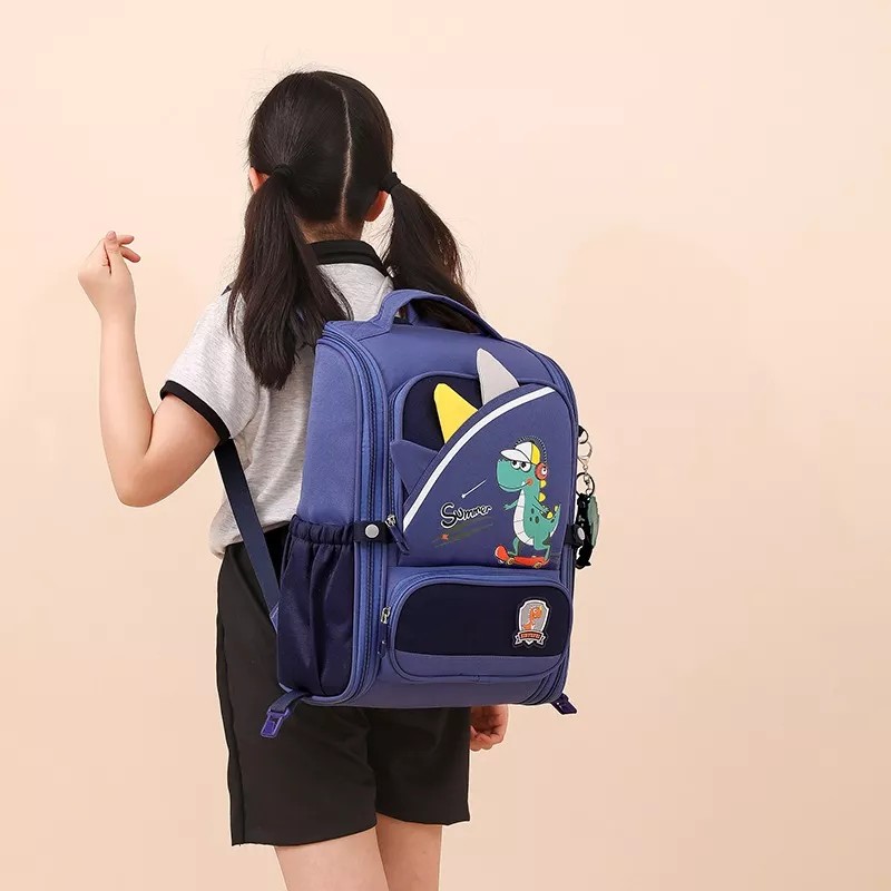 Genreic Mochila De Carrito Dinosaurio Caricatura Bolsa Niños Y Niñas