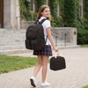 Lrenagao Cherry School Backpack for Girls, 3PCS Kids Teens Bookbag