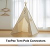 3 PCS TeePee Tent Replacement Pole Connectors - Durable Tent