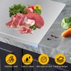 Stainless Steel Cutting Boards with Counter Lip for Kitchen, Metal