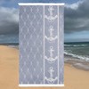 440s Pareo Beach Towel Anchor & Knot Blue