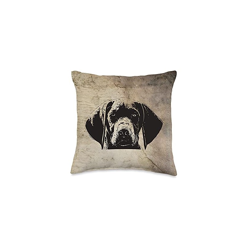 German Shorthaired Pointer gift for GSP Owners Throw Pillow