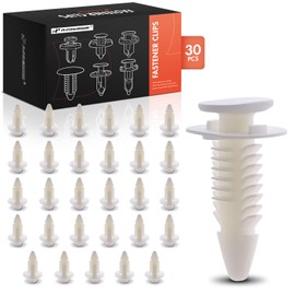 A-Premium 30PCS Nylon Trim Door Panel Retainer Clip Fasteners Compatible with GM C & K Trucks 1993-2024