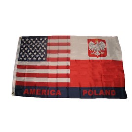 3X5 Usa Poland Polska Polish American Superpoly Flag 3'X5' Banner