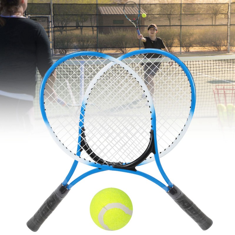 Iron Alloy Children Tennis Racket Beginner Practice Racquet with Ball