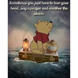 Winnie the Pooh  Quote  refrigerator magnet 3 1/2 X 4 3/4 "