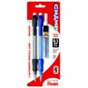 Pentel Champ Automatic Pencil with Lead and 2 Erasers, 0.5mm,