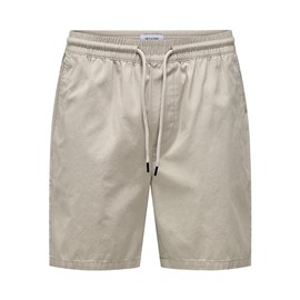 ONLY & SONS Onstell Life Men's Shorts Summer Shorts, Silver Lining